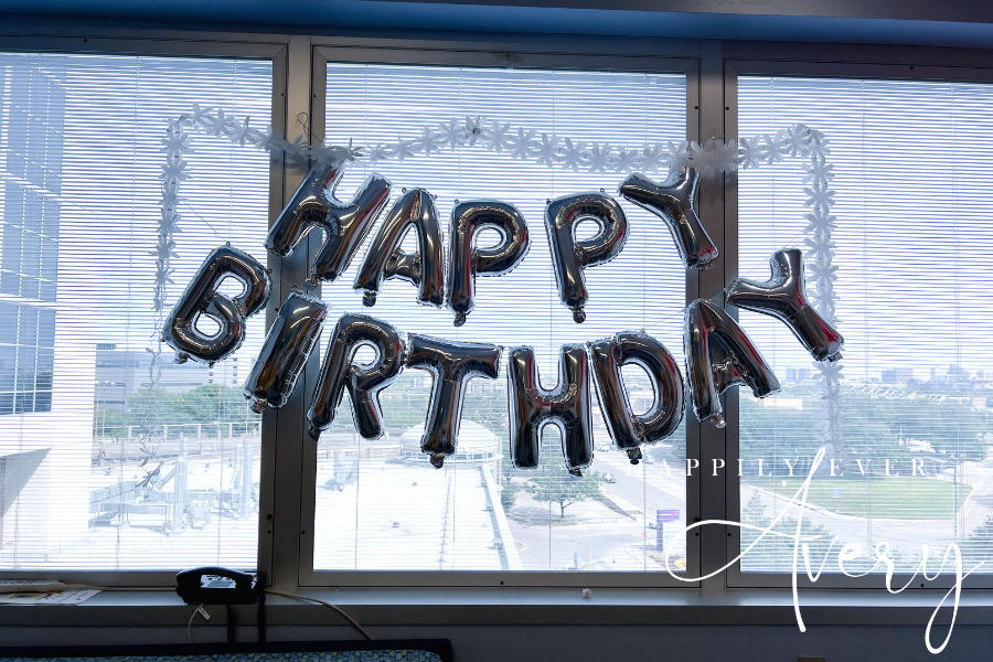 Happy 1st Birthday at the hospital