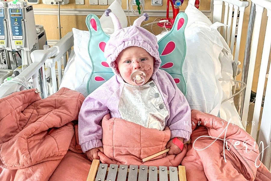 bmt day +16 butterfly and her xylophone