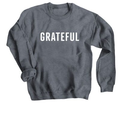 Grateful Sweatshirt // Gratitude Sweatshirt // Fleece Pullover